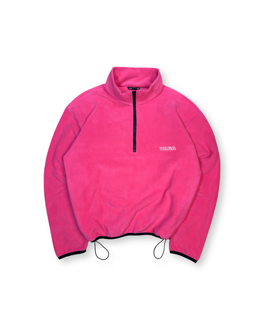 Pink Half Zip Fleece